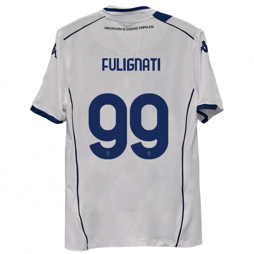 Danxen Kinder Andrea Fulignati #99 Dunkelmarineblau Auswärtstrikot Trikot 2025/26 T-Shirt