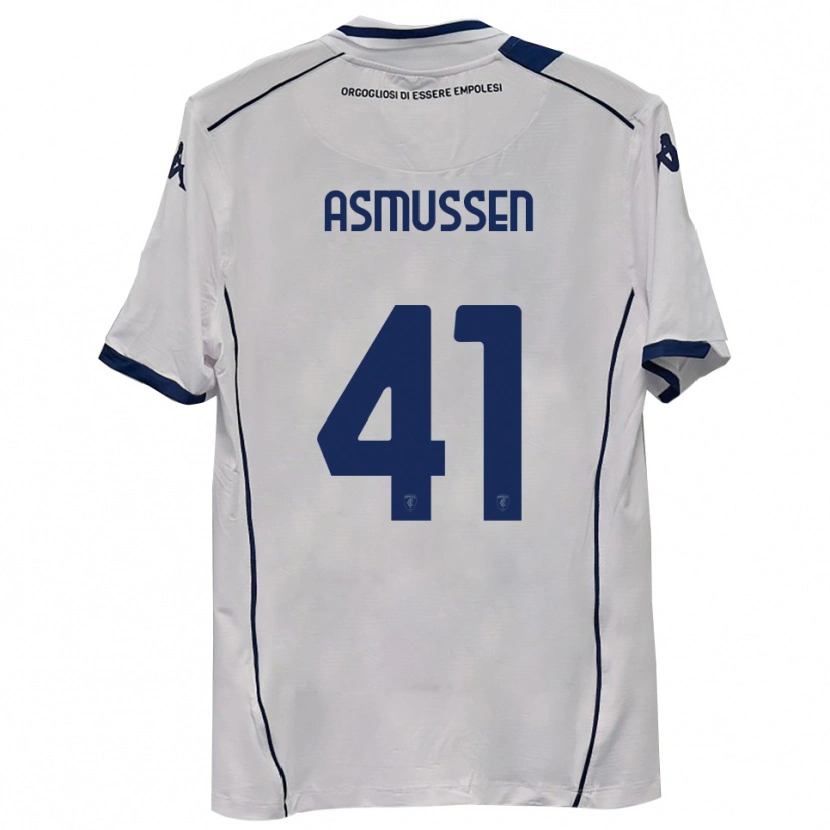 Danxen Kinder Ank Asmussen #41 Dunkelmarineblau Auswärtstrikot Trikot 2025/26 T-Shirt