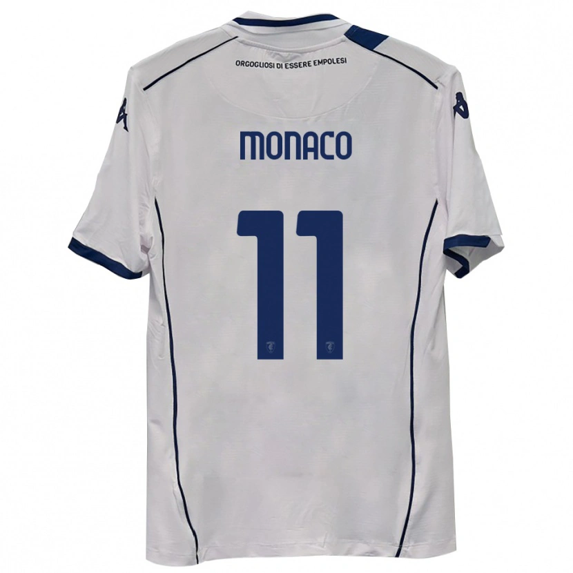 Danxen Kinder Salvatore Monaco #11 Dunkelmarineblau Auswärtstrikot Trikot 2025/26 T-Shirt