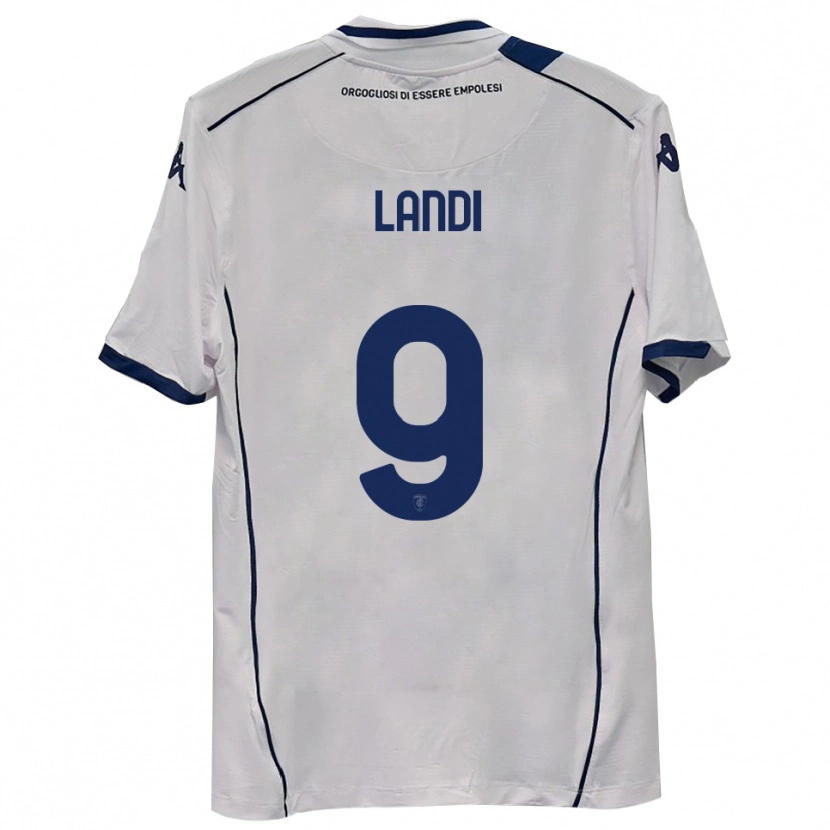 Danxen Kinder Jacopo Landi #9 Dunkelmarineblau Auswärtstrikot Trikot 2025/26 T-Shirt
