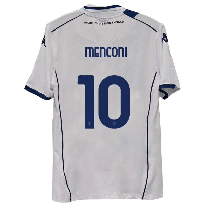 Danxen Kinder Simone Menconi #10 Dunkelmarineblau Auswärtstrikot Trikot 2025/26 T-Shirt