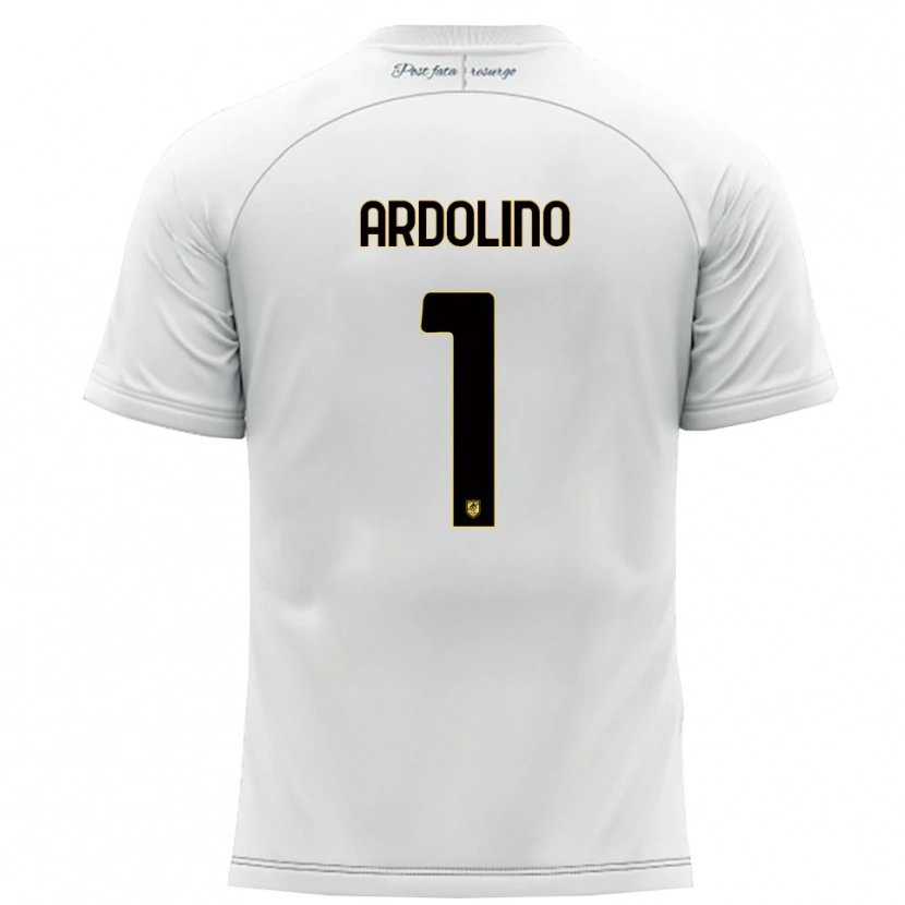 Danxen Kinder Antonio Ardolino #1 Weiß Gelb Auswärtstrikot Trikot 2025/26 T-Shirt