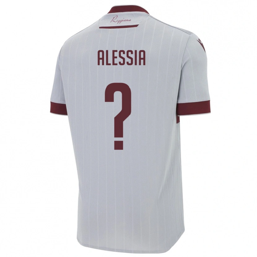 Danxen Kinder Ferrarini Alessia #0 Burgund Weiß Auswärtstrikot Trikot 2025/26 T-Shirt