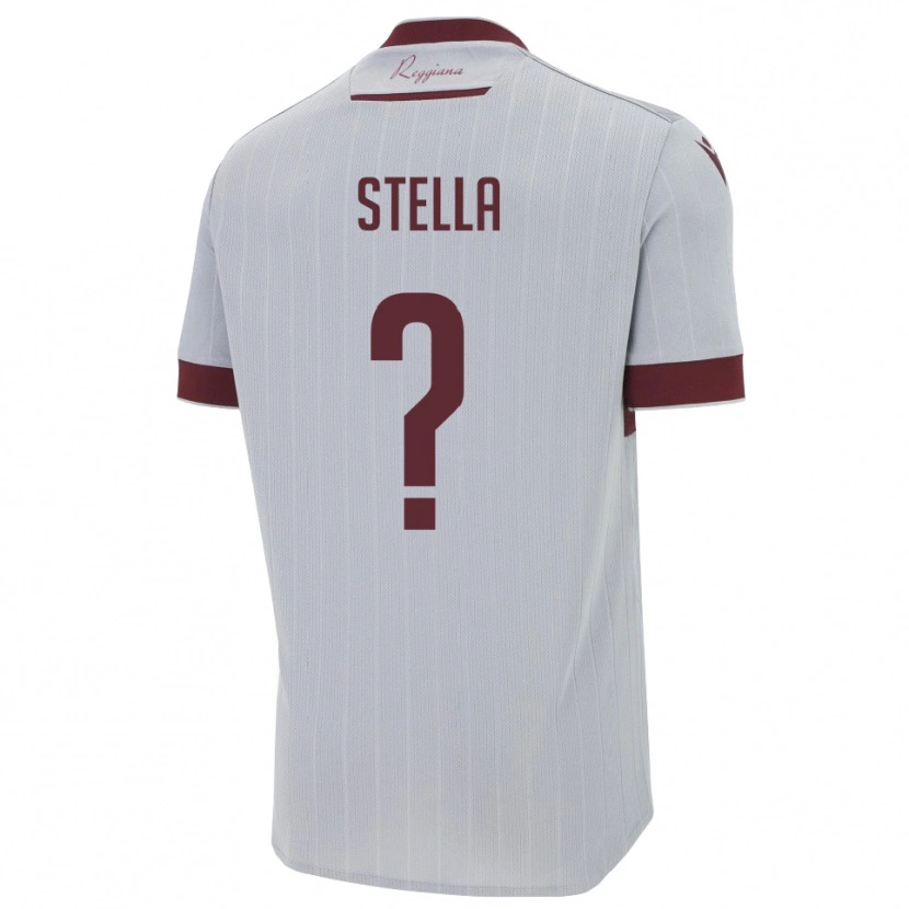 Danxen Kinder Botti Stella #0 Burgund Weiß Auswärtstrikot Trikot 2025/26 T-Shirt