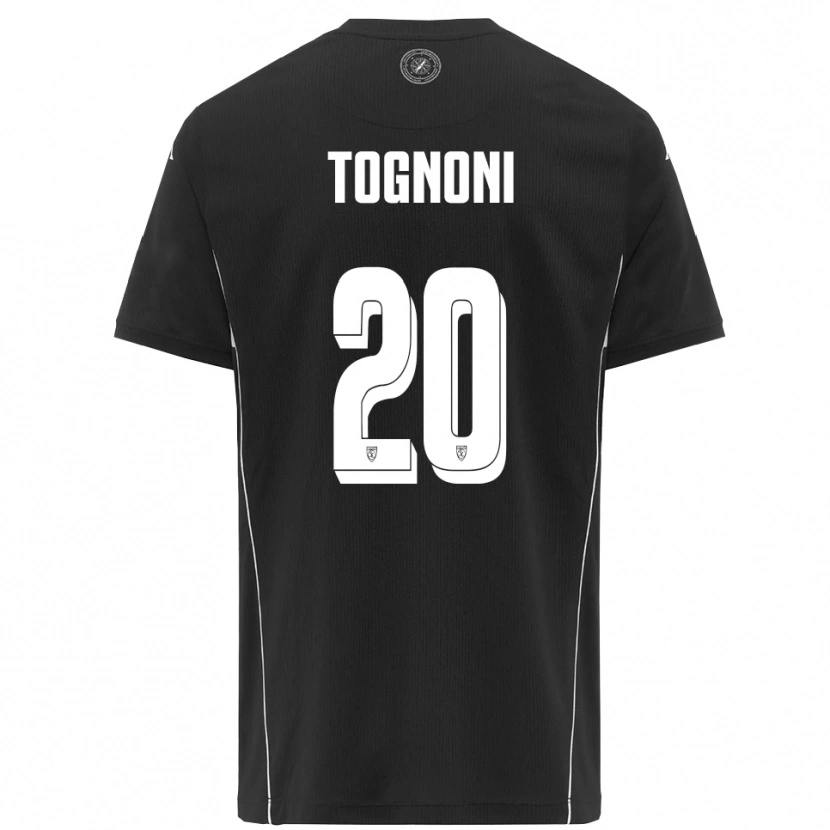 Danxen Kinder Thomas Tognoni #20 Schwarz Weiß Auswärtstrikot Trikot 2025/26 T-Shirt