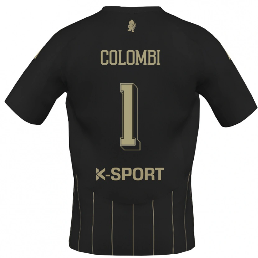 Danxen Kinder Simone Colombi #1 Grau Weiß Auswärtstrikot Trikot 2025/26 T-Shirt