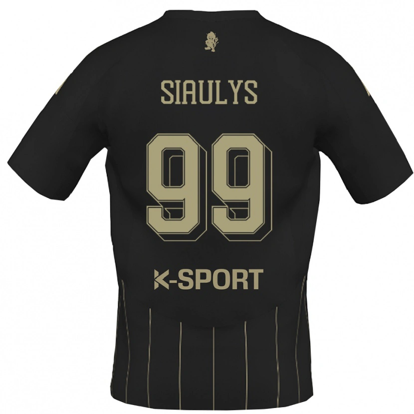 Danxen Kinder Ovidijus Siaulys #99 Grau Weiß Auswärtstrikot Trikot 2025/26 T-Shirt