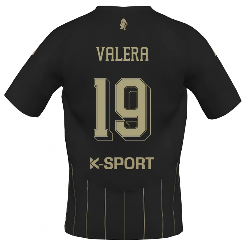 Danxen Kinder Edgar Valera #19 Grau Weiß Auswärtstrikot Trikot 2025/26 T-Shirt