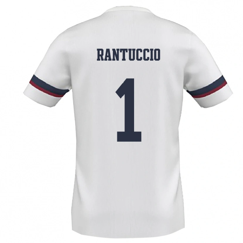 Danxen Kinder Carmelo Rantuccio #1 Weiß Rot Auswärtstrikot Trikot 2025/26 T-Shirt