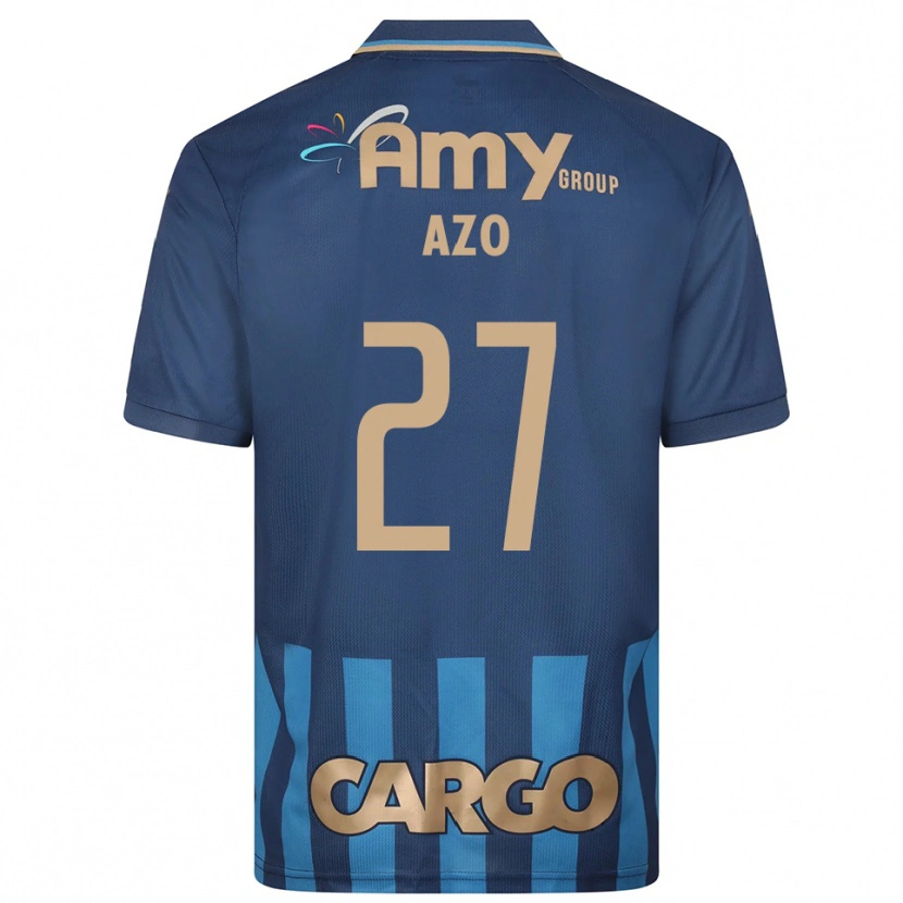 Danxen Kinder Ori Azo #27 Marineblau Blau Auswärtstrikot Trikot 2025/26 T-Shirt
