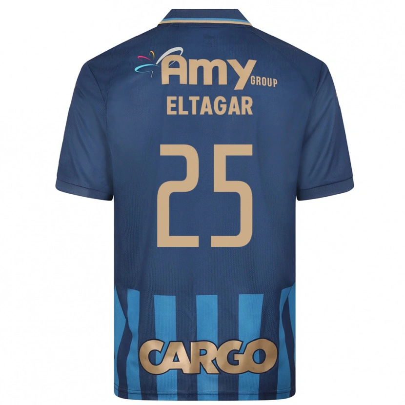 Danxen Kinder Barak Eltagar #25 Marineblau Blau Auswärtstrikot Trikot 2025/26 T-Shirt