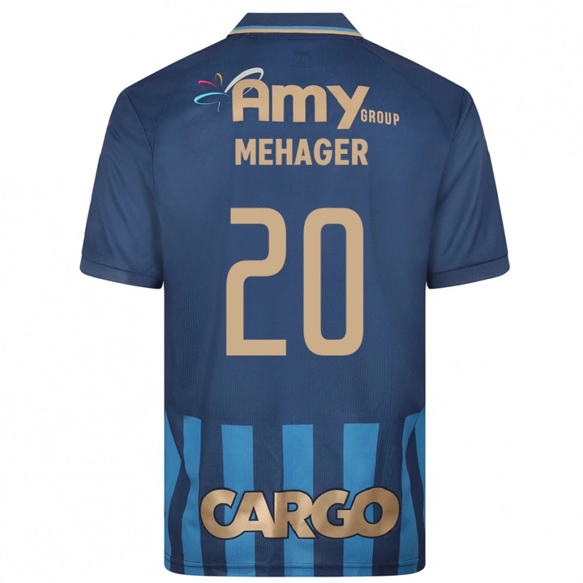 Danxen Kinder Itay Mehager #20 Marineblau Blau Auswärtstrikot Trikot 2025/26 T-Shirt