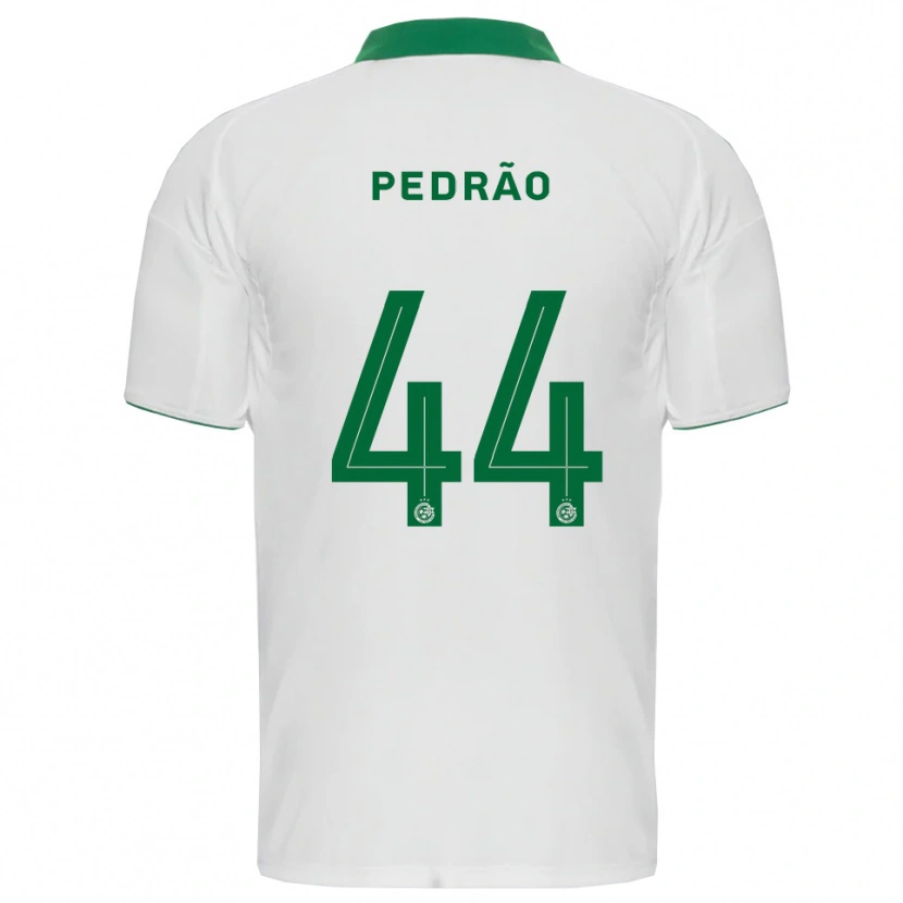Danxen Kinder Pedrão #44 Weiß Grün Auswärtstrikot Trikot 2025/26 T-Shirt