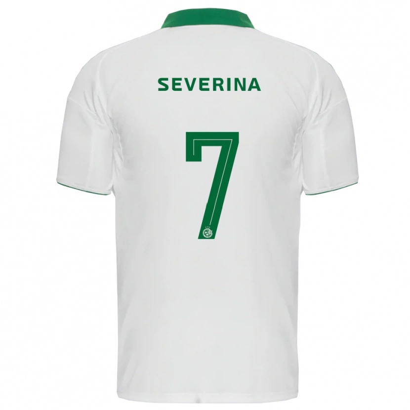 Danxen Kinder Xander Severina #7 Weiß Grün Auswärtstrikot Trikot 2025/26 T-Shirt