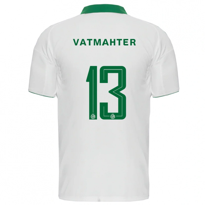 Danxen Kinder Liam Vatmahter #13 Weiß Grün Auswärtstrikot Trikot 2025/26 T-Shirt