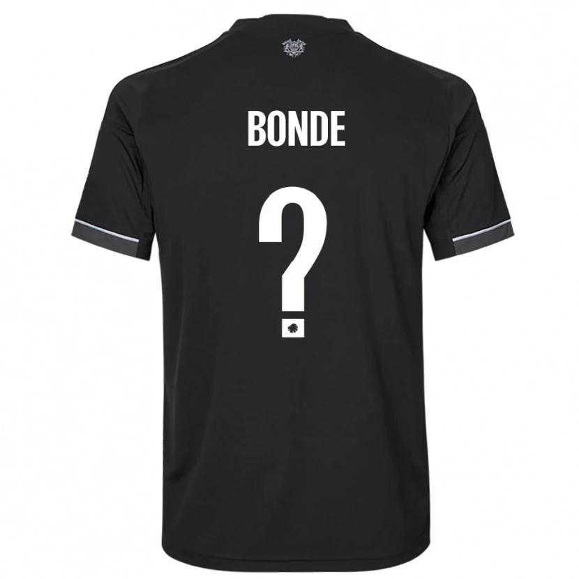 Danxen Kinder Rode Bonde #0 Schwarz Weiß Auswärtstrikot Trikot 2025/26 T-Shirt