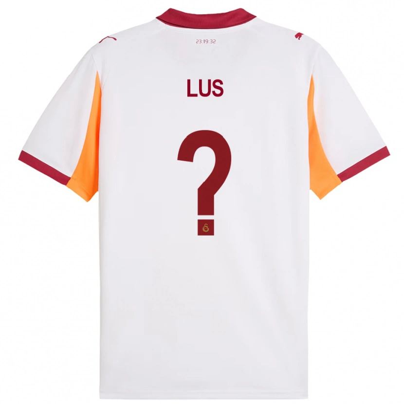 Danxen Kinder Berat Lus #0 Weiß Rot Auswärtstrikot Trikot 2025/26 T-Shirt