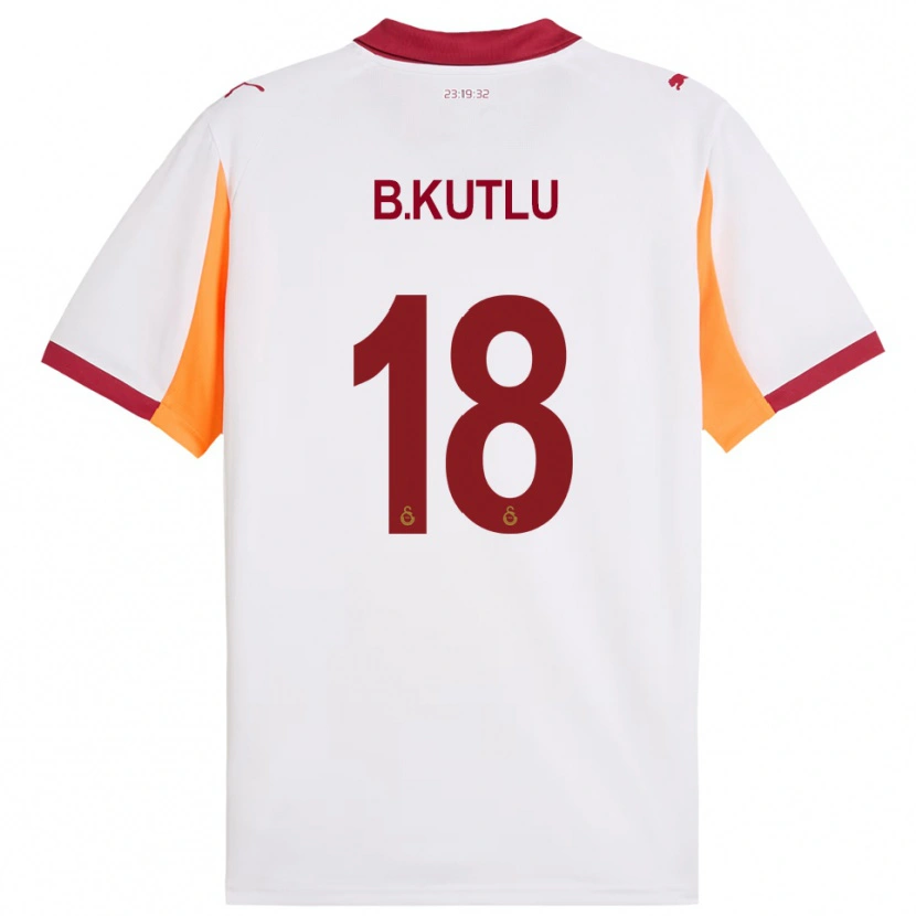 Danxen Kinder Berkan Kutlu #18 Weiß Rot Auswärtstrikot Trikot 2025/26 T-Shirt
