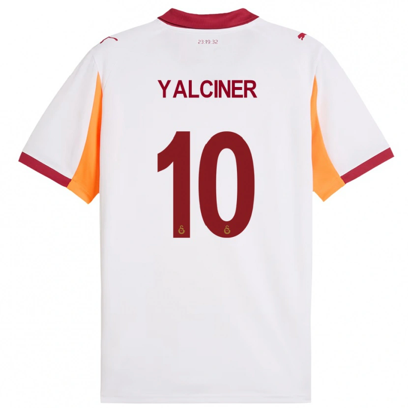 Danxen Kinder İsmigül Yalçıner #10 Weiß Rot Auswärtstrikot Trikot 2025/26 T-Shirt