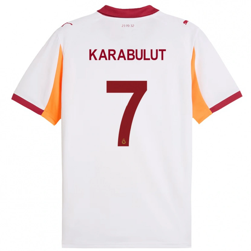 Danxen Kinder Arzu Karabulut #7 Weiß Rot Auswärtstrikot Trikot 2025/26 T-Shirt