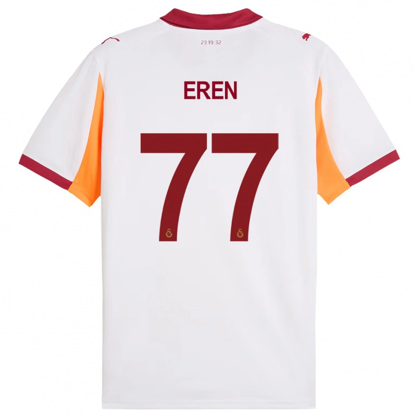 Danxen Kinder İrem Eren #77 Weiß Rot Auswärtstrikot Trikot 2025/26 T-Shirt