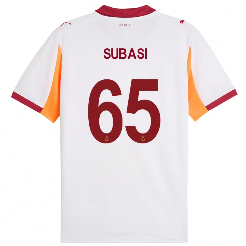 Danxen Kinder Kadir Subaşı #65 Weiß Rot Auswärtstrikot Trikot 2025/26 T-Shirt