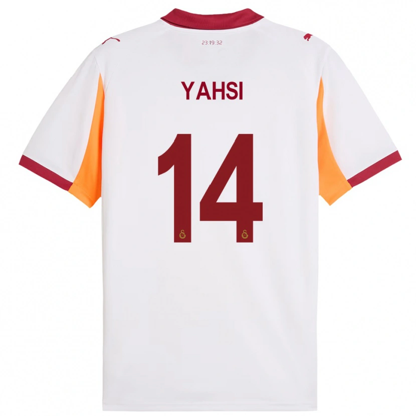 Danxen Kinder İsmail Yahşi #14 Weiß Rot Auswärtstrikot Trikot 2025/26 T-Shirt