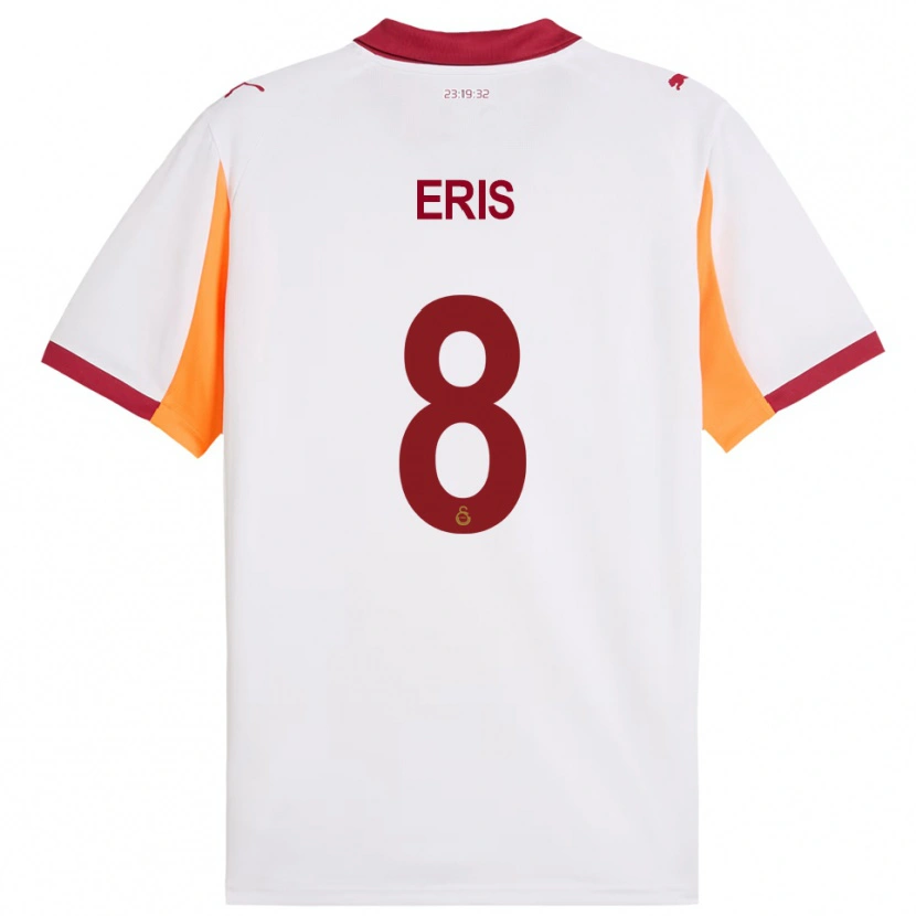 Danxen Kinder Efe Eriş #8 Weiß Rot Auswärtstrikot Trikot 2025/26 T-Shirt