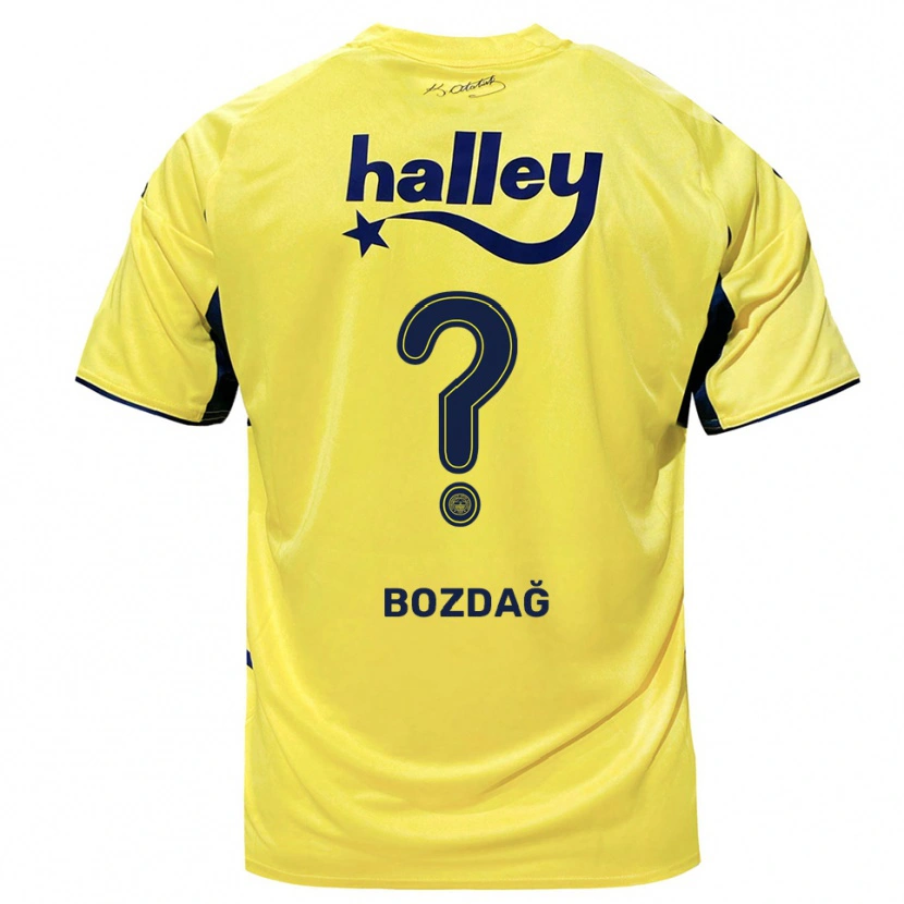 Danxen Kinder Peritan Bozdağ #0 Gelb Marineblau Auswärtstrikot Trikot 2025/26 T-Shirt