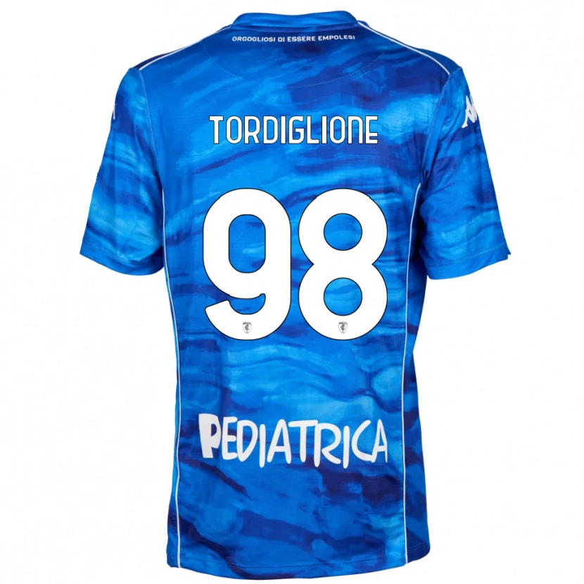 Danxen Herren Nicolò Tordiglione #98 Blau Weiß Heimtrikot Trikot 2025/26 T-Shirt