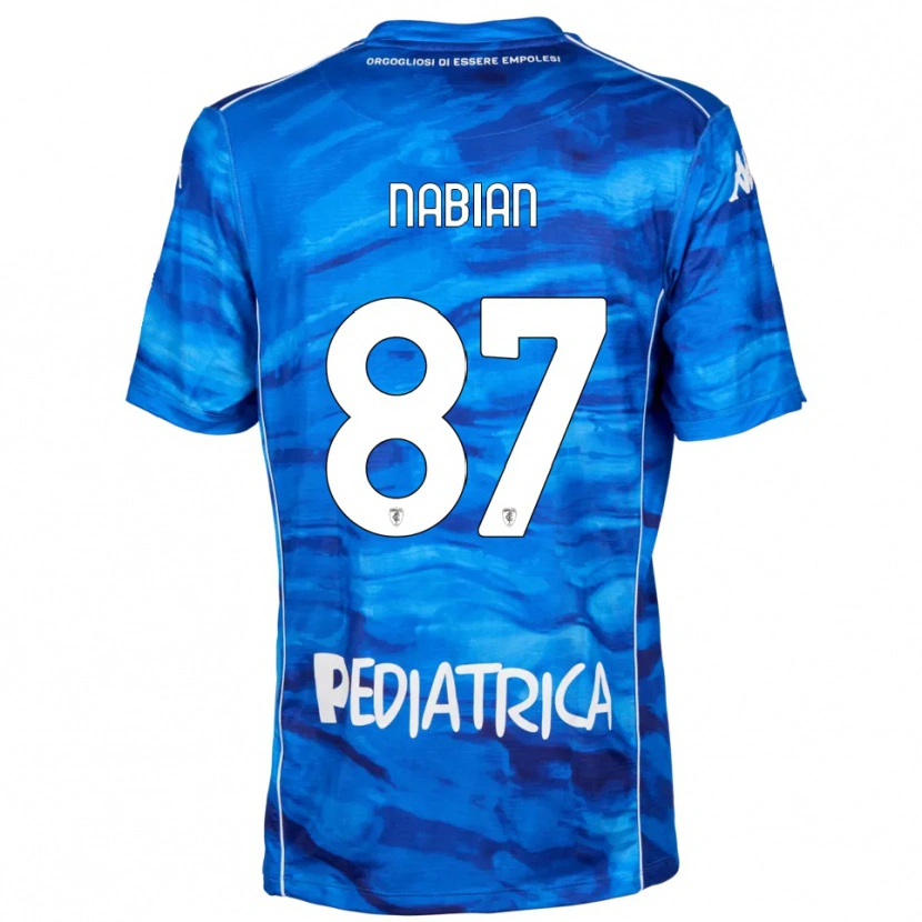 Danxen Herren Herculano Nabian #87 Blau Weiß Heimtrikot Trikot 2025/26 T-Shirt