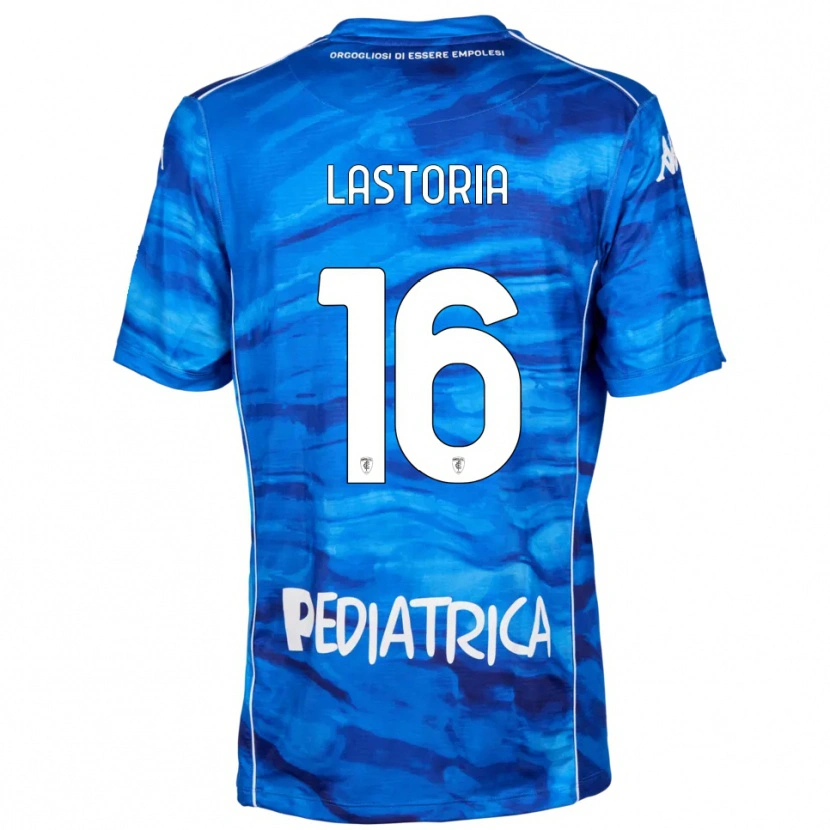 Danxen Herren Tommaso Lastoria #16 Blau Weiß Heimtrikot Trikot 2025/26 T-Shirt