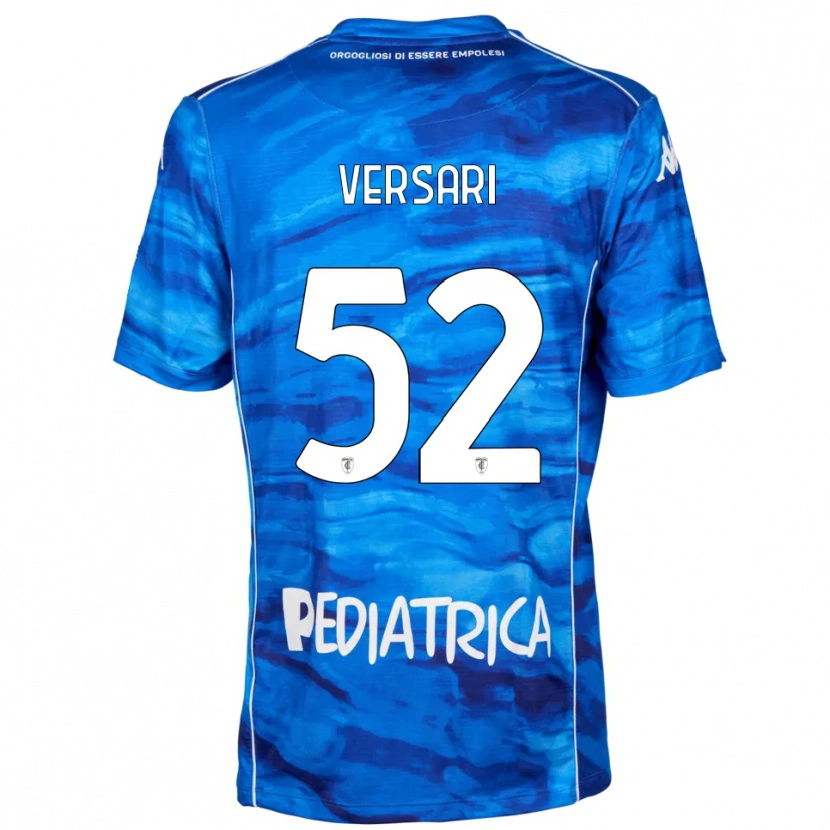 Danxen Herren Francesco Versari #52 Blau Weiß Heimtrikot Trikot 2025/26 T-Shirt