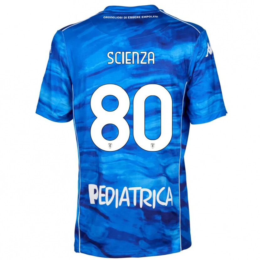 Danxen Herren Michele Scienza #80 Blau Weiß Heimtrikot Trikot 2025/26 T-Shirt