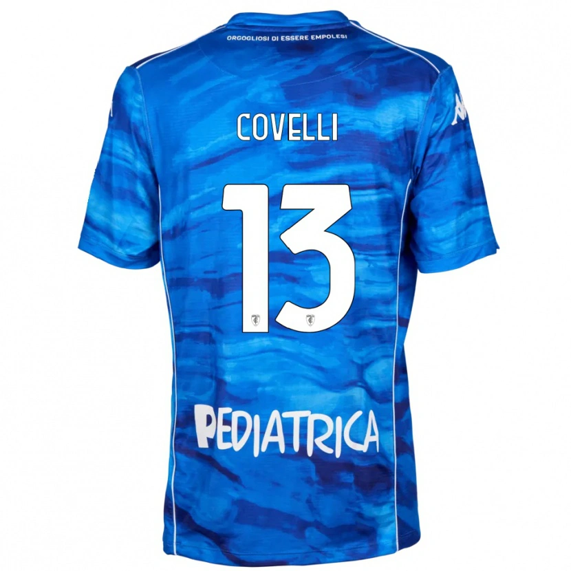 Danxen Herren Cristian Covelli #13 Blau Weiß Heimtrikot Trikot 2025/26 T-Shirt