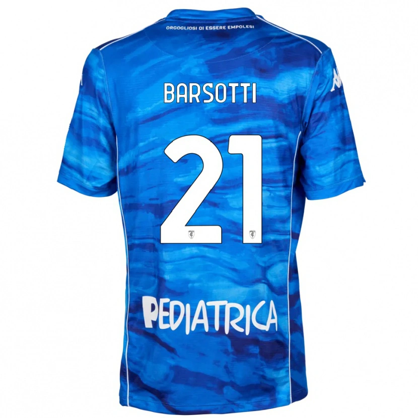 Danxen Herren Leonardo Barsotti #21 Blau Weiß Heimtrikot Trikot 2025/26 T-Shirt