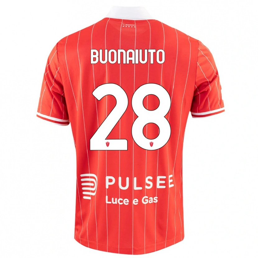 Danxen Herren Marco Buonaiuto #28 Rot Weiß Heimtrikot Trikot 2025/26 T-Shirt