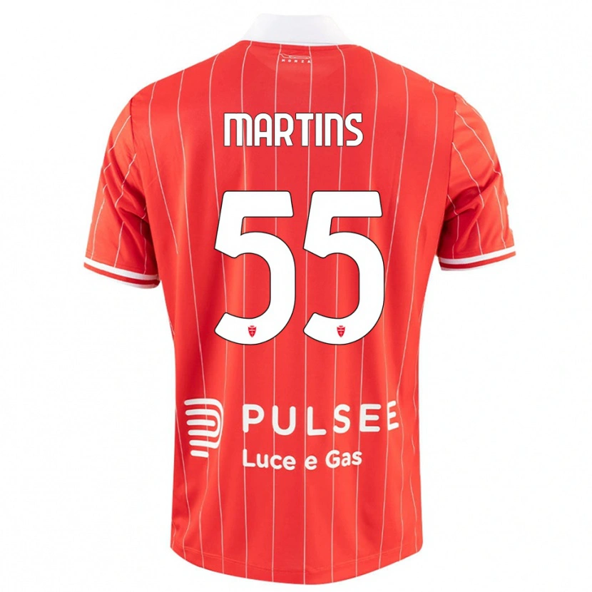 Danxen Herren Kevin Martins #55 Rot Weiß Heimtrikot Trikot 2025/26 T-Shirt