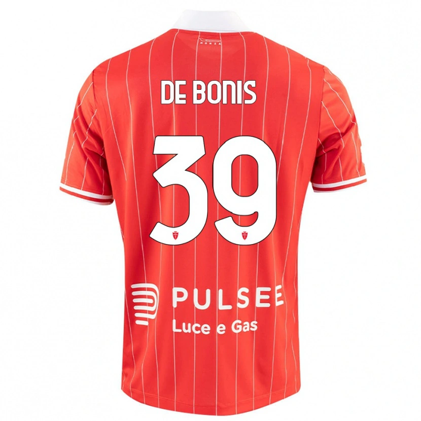 Danxen Herren Andrea De Bonis #39 Rot Weiß Heimtrikot Trikot 2025/26 T-Shirt