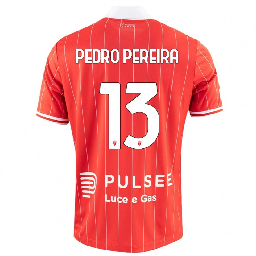 Danxen Herren Pedro Pereira #13 Rot Weiß Heimtrikot Trikot 2025/26 T-Shirt