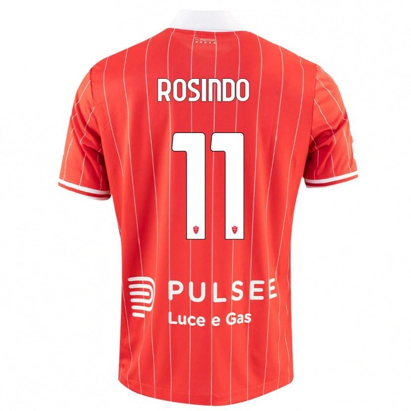 Danxen Herren Rosindo Zanni #11 Rot Weiß Heimtrikot Trikot 2025/26 T-Shirt