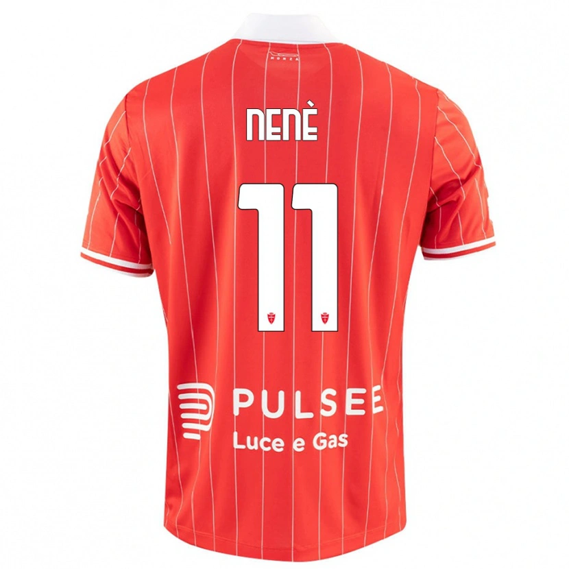 Danxen Herren Stephen Nenè #11 Rot Weiß Heimtrikot Trikot 2025/26 T-Shirt