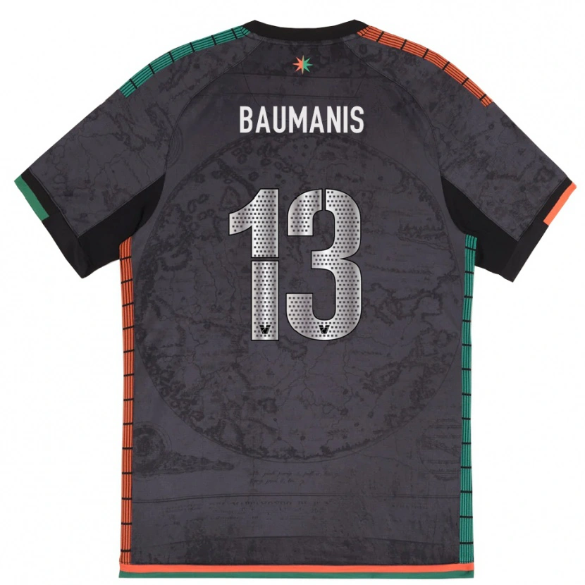 Danxen Herren Kristofers Baumanis #13 Dunkelgrau Heimtrikot Trikot 2025/26 T-Shirt