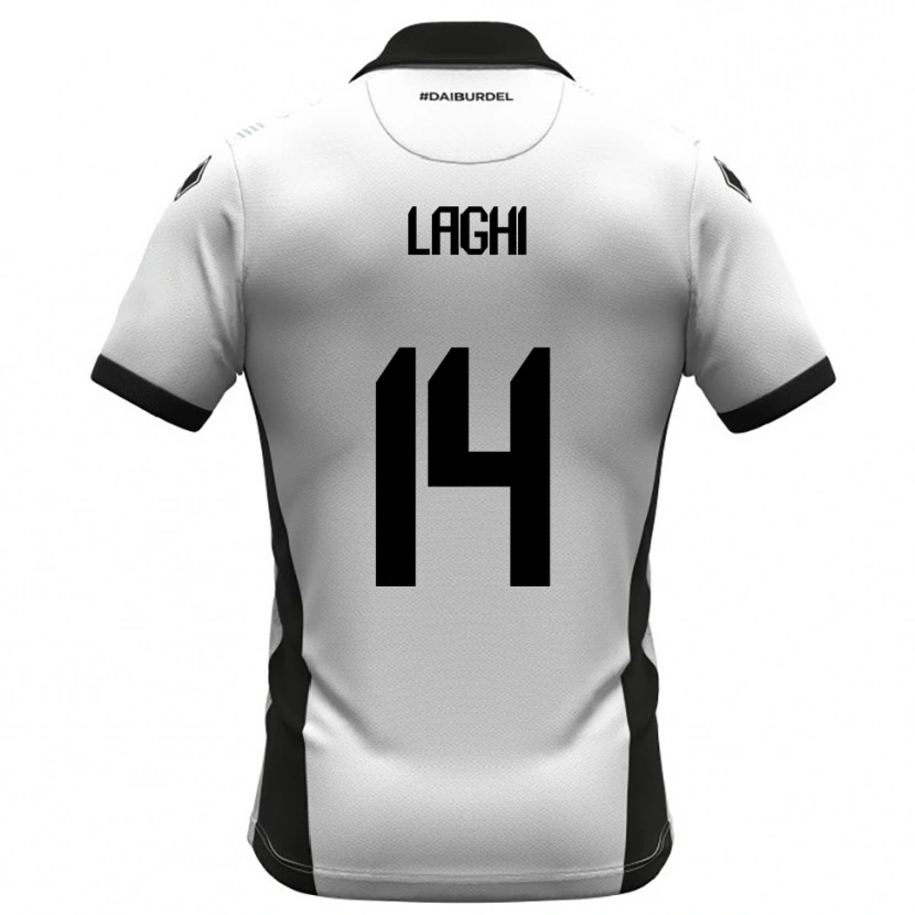 Danxen Herren Riccardo Laghi #14 Weiß Schwarz Orange Heimtrikot Trikot 2025/26 T-Shirt