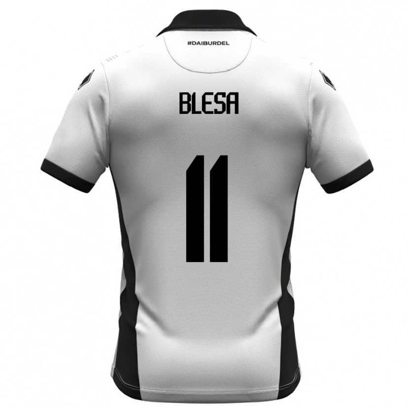 Danxen Herren Jalen Blesa #11 Weiß Schwarz Orange Heimtrikot Trikot 2025/26 T-Shirt