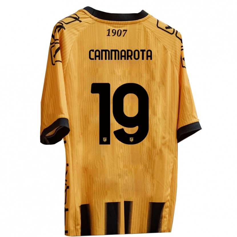 Danxen Herren Vincenzo Cammarota #19 Gelb Schwarz Heimtrikot Trikot 2025/26 T-Shirt
