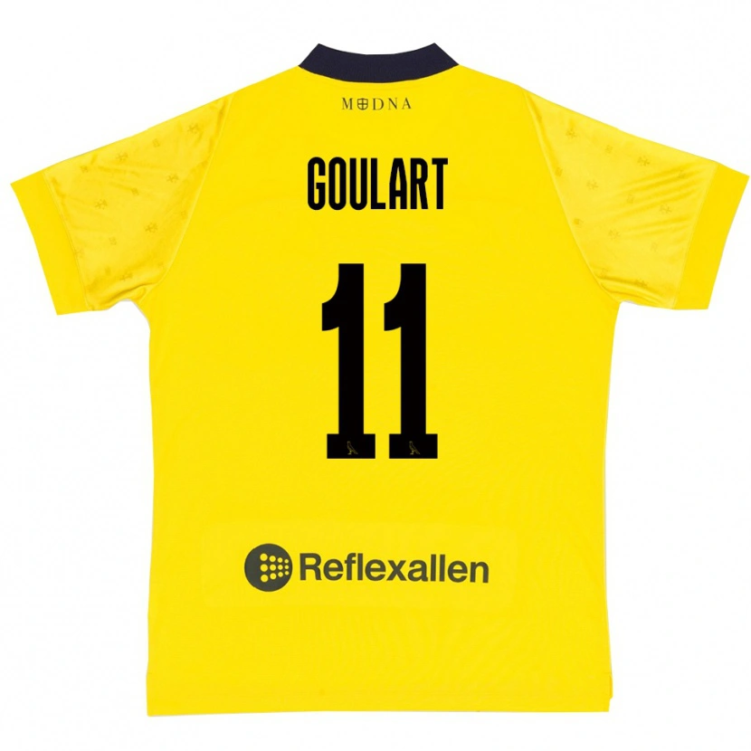 Danxen Herren Yago Goulart #11 Gelb Marineblau Heimtrikot Trikot 2025/26 T-Shirt