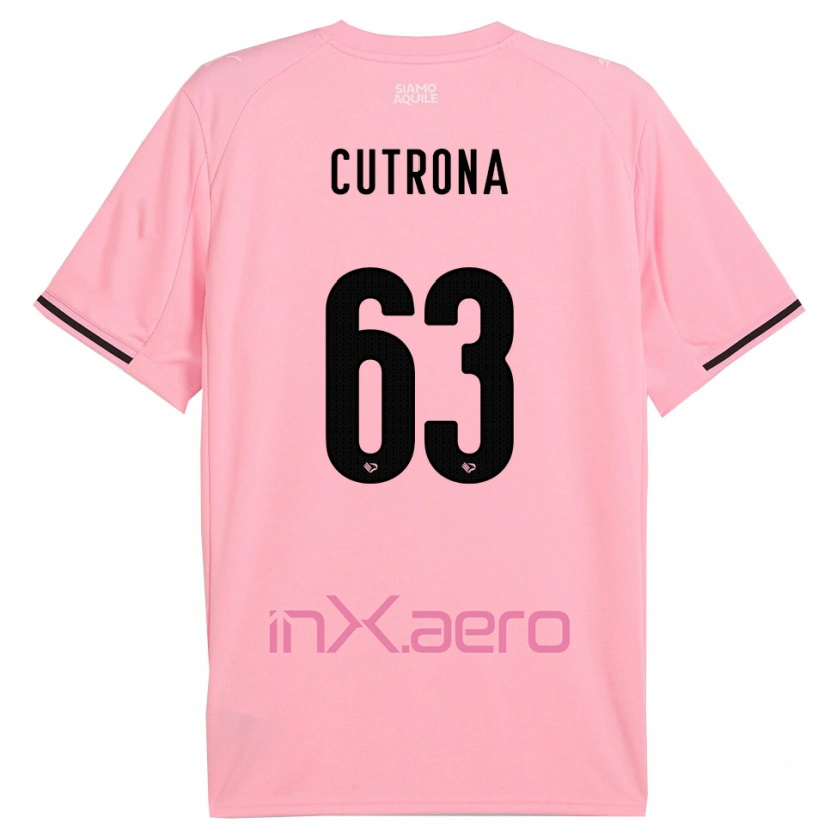 Danxen Herren Francesco Cutrona #63 Pink Schwarz Heimtrikot Trikot 2025/26 T-Shirt