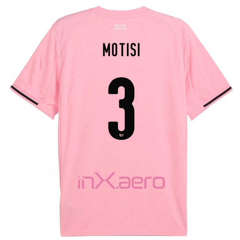 Danxen Herren Giuseppe Motisi #3 Pink Schwarz Heimtrikot Trikot 2025/26 T-Shirt