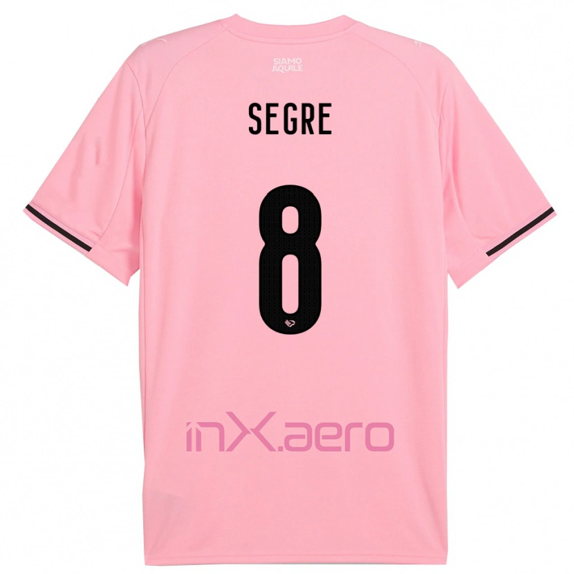 Danxen Herren Jacopo Segre #8 Pink Schwarz Heimtrikot Trikot 2025/26 T-Shirt